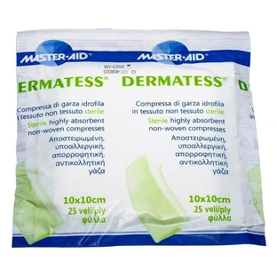 Прокладки стерильні Dermatess Master-Aid, 10Х10 см, 25 шт, Pietrasanta Pharma