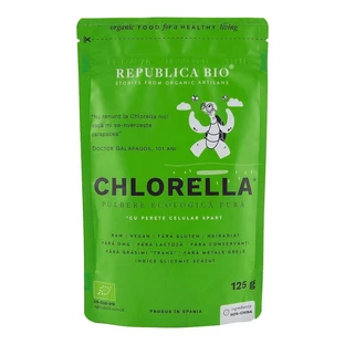 Органічний порошок хлорели, 125 г, Organic Republic