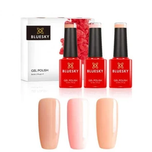 Набор полуперманентных лаков для ногтей Bluesky Soft Nudes mini trio 3x5ml