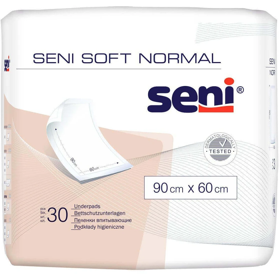 Seni Soft normal гигиенические прокладки 90 x 60 см savos 1350 мл 30 шт: цены и характеристики