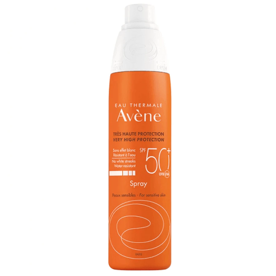 Солнцезащитный спрей Avene SPF 50+ для чувствительной кожи, 200 мл: цены и характеристики