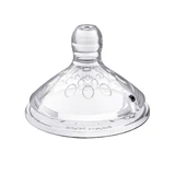 BabyOno Natural Nursing, соска для бутылочки, силиконовая, антиколиковая, низкий поток, 1453/02, с 3 месяцев, 1 шт.