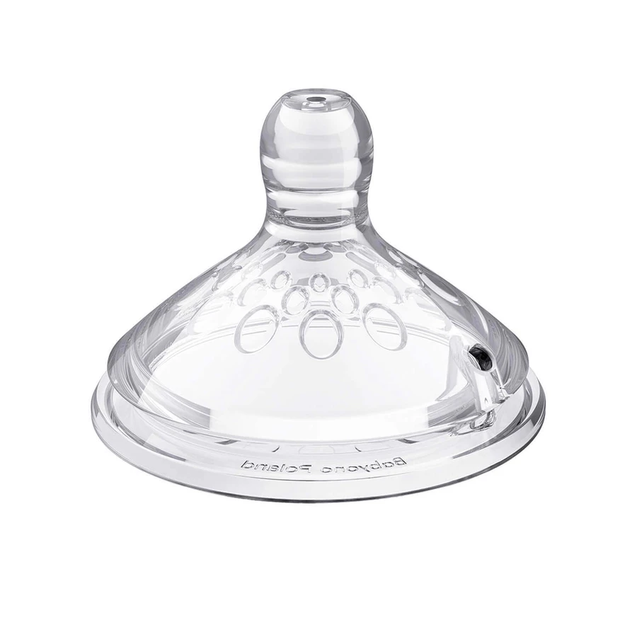 BabyOno Natural Nursing, соска для пляшечки, силіконова, проти коліків, низький потік, 1453/02, від 3 місяців, 1 шт.: ціни та характеристики