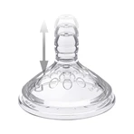 BabyOno Natural Nursing, соска для пляшечки, силіконова, проти коліків, низький потік, 1453/02, від 3 місяців, 1 шт.: ціни та характеристики