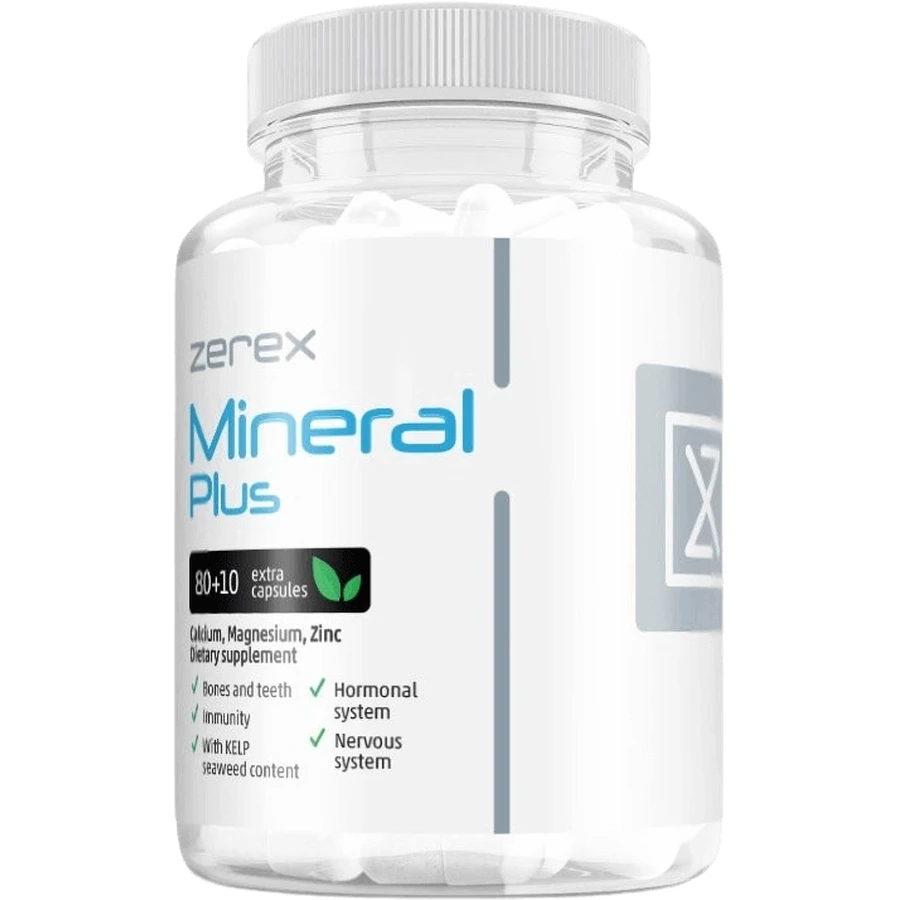 Zerex Zerex Mineral Plus - кальций, магний, цинк для укрепления костей и мышц 90 софтгелей: цены и характеристики
