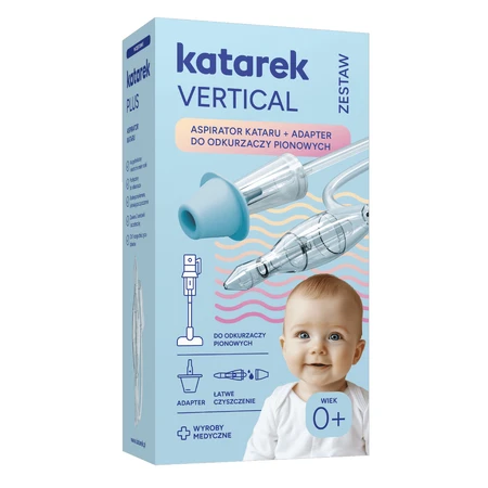 Аспиратор вакуумный назальный Katarek Vertical Aspirator для детей с рождения: цены и характеристики