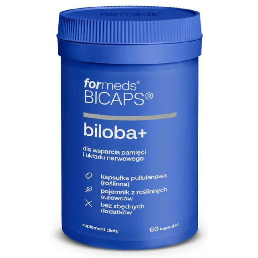 Bicaps Biloba+ 60 капсул - Форми: ціни та характеристики