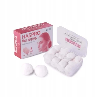 Haspro Wax, восковые беруши, 12 штук, поврежденная упаковка
