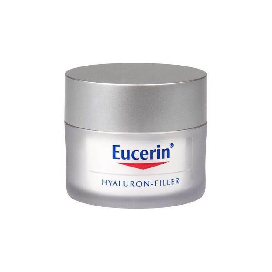 Крем для обличчя Eucerin Гіалурон-філлер проти зморшок денний для сухої і чутливої ​​шкіри, 50 мл: ціни та характеристики