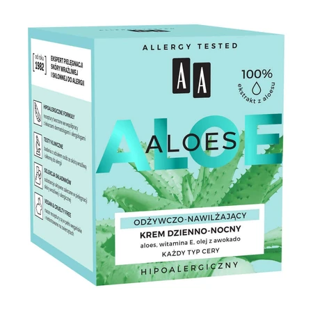 Крем для лица AA Aloes 100% Aloe Vera Extract питательный, увлажняющий, 50 мл: цены и характеристики