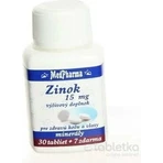 MedPharma ZINOC 15 мг 1×37 табл, цинк: цены и характеристики