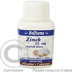 MedPharma ZINOC 15 мг 1×37 табл, цинк: цены и характеристики