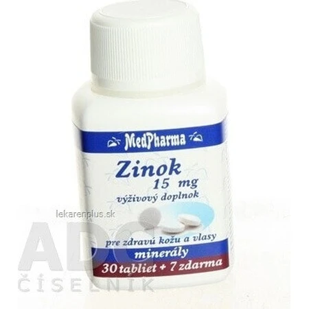 MedPharma ZINOC 15 мг 1×37 табл, цинк: цены и характеристики