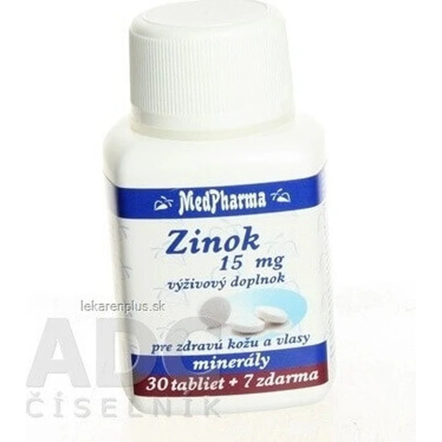 MedPharma ZINOC 15 мг 1×37 табл, цинк: цены и характеристики
