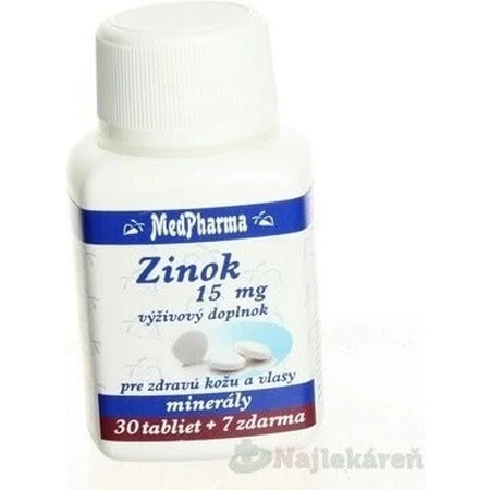 MedPharma ZINOC 15 мг 1×37 табл, цинк: цены и характеристики