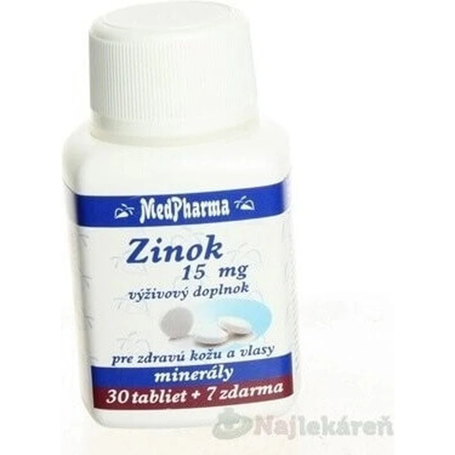 MedPharma ZINOC 15 мг 1×37 табл, цинк: цены и характеристики