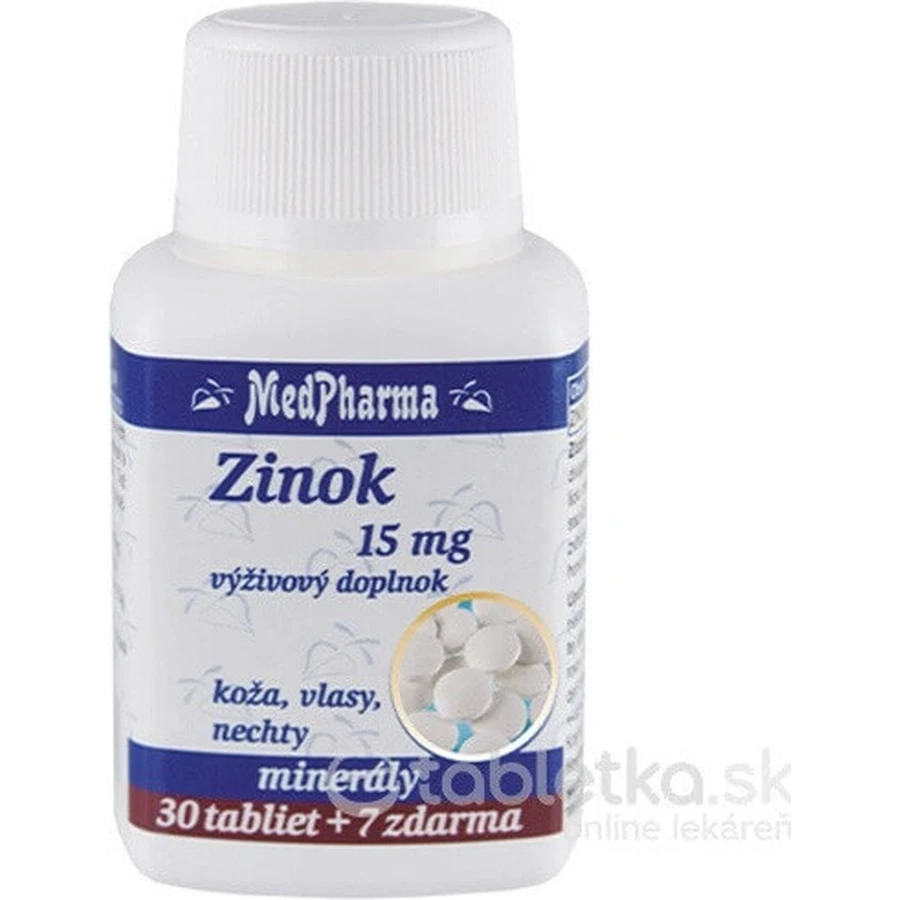 MedPharma ZINOC 15 мг 1×37 табл, цинк: цены и характеристики