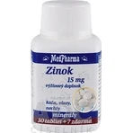 MedPharma ZINOC 15 мг 1×37 табл, цинк: цены и характеристики