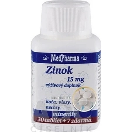 MedPharma ZINOC 15 мг 1×37 табл, цинк: цены и характеристики
