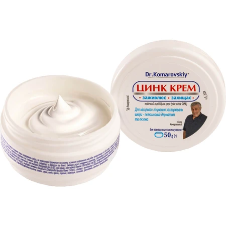 Цинк крем Dr.Komarovskiy в банке по 50 g : цены и характеристики