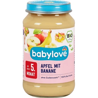 Бананове пюре Babylove Mr i 5+, 190 г