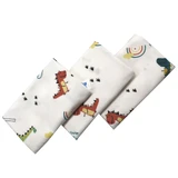Салфетка из фетра Dino, 80 x 80 см, 3 шт/комплект, Baltic Bebe
