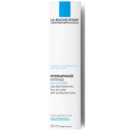 Крем для лица La Roche-Posay SPF20 Hydraphase UV Intense Лайт Интенсивный увлажняющий для нормальной и комбинированной кожи лица, 50 мл: цены и характеристики