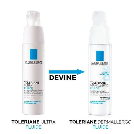 Зволожуючий, заспокійливий і відновлюючий флюїд Toleriane Dermallergo, 40 мл, La Roche-Posay: ціни та характеристики