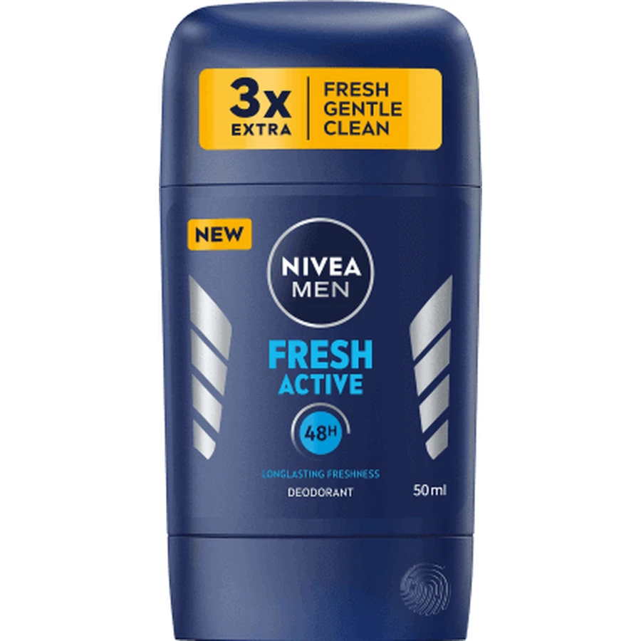 Nivea MEN Дезодорант-стик brbati fresh actv, 50 мл: цены и характеристики