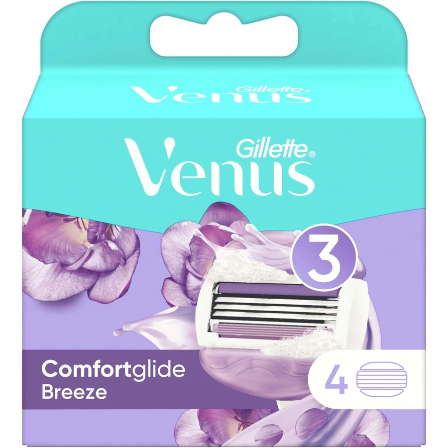 Gillette Venus Venus Venus Comfortglide breeze Сменные головки 4 шт.: цены и характеристики