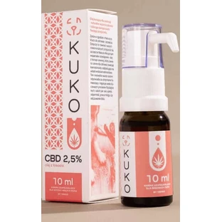 CBD масло 2,5% для маленьких собак и кошек - 10 мл KUKO масло расторопши от Yango