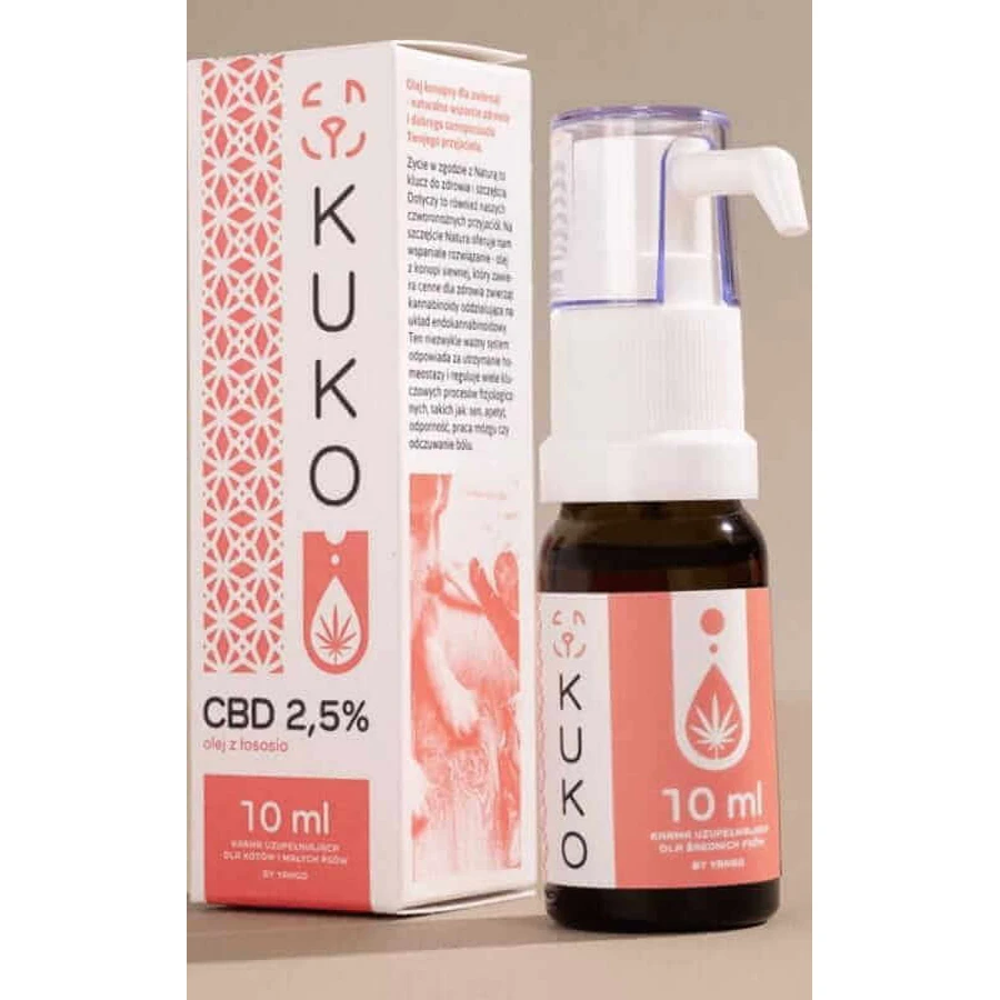 CBD масло 2,5% для маленьких собак и кошек - 10 мл KUKO масло расторопши от Yango: цены и характеристики