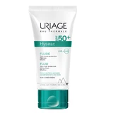 Сонцезахисний флюїд Uriage Hyseac SPF 50+ для жирної шкіри обличчя, 50 мл