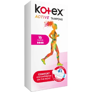 Kotex® Active Super тампони 16 шт