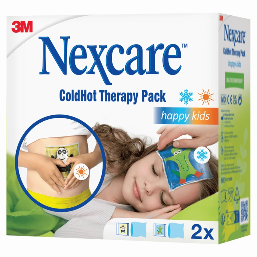 Nexcare ColdHot Happy Kids, жидкая холодная подушечка, 11 см x 12 см, 2 шт.: цены и характеристики