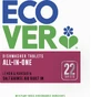 Таблетки для посудомийної машини ECOVER 1х22 шт, таблетки для посудомийної машини