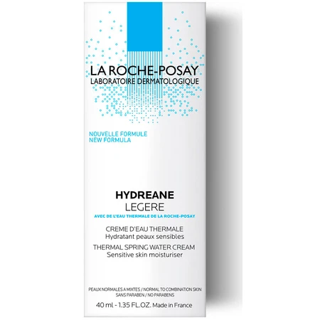 Крем для обличчя La Roche-Posay Hydreane Light Зволожуючий для нормальної та комбінованої чутливої ​​шкіри обличчя, 40 мл: ціни та характеристики