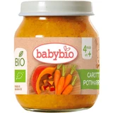 BABYBIO органическая морковь и тыква 1×130 г, органический овощной перекус