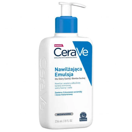 CeraVe Увлажняющая эмульсия для сухой и очень сухой кожи, 236 мл: цены и характеристики