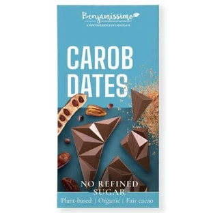 Шоколад Benjamisimo Carob Dates, органический, без сахара, 60 г