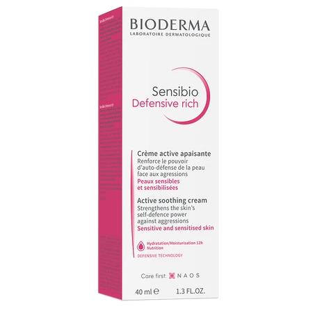 Заспокійливий крем BioDerma Sensibio Defensive Rich, 40 мл: ціни та характеристики