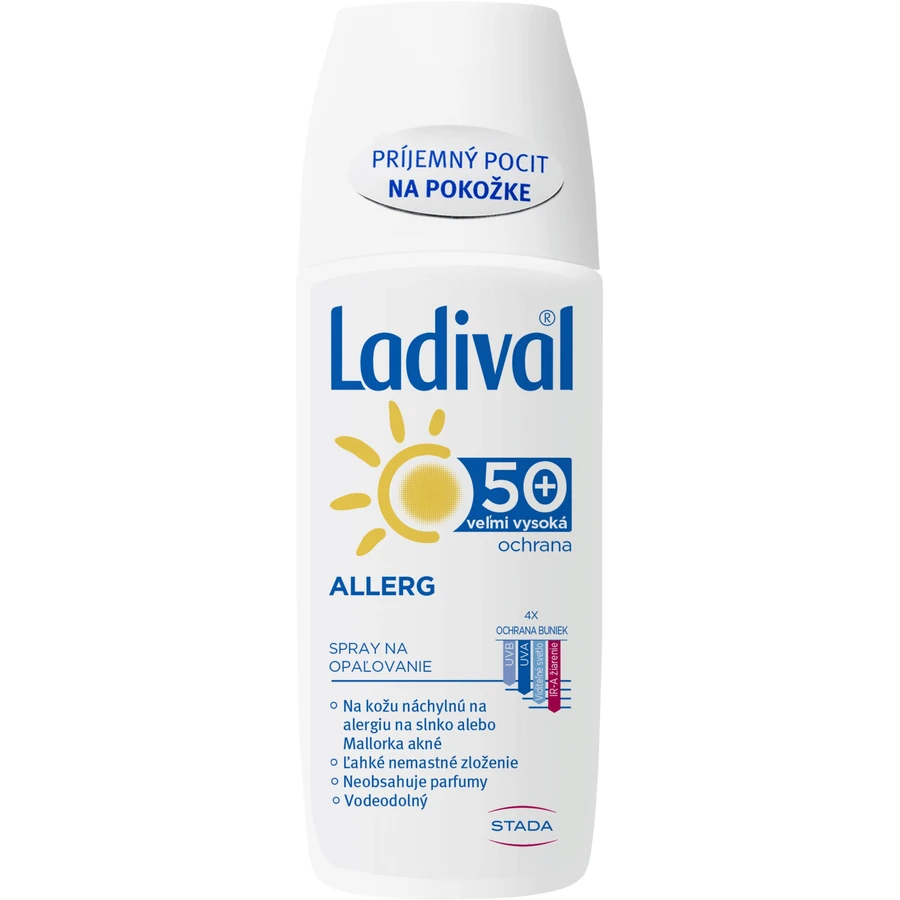 Ladival Allerg 50+LF Спрей для защиты от солнца 150 мл: цены и характеристики