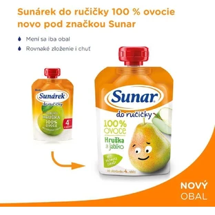 Сунар До Ручички фруктові капсули груша 4м+ 1 х 100 г