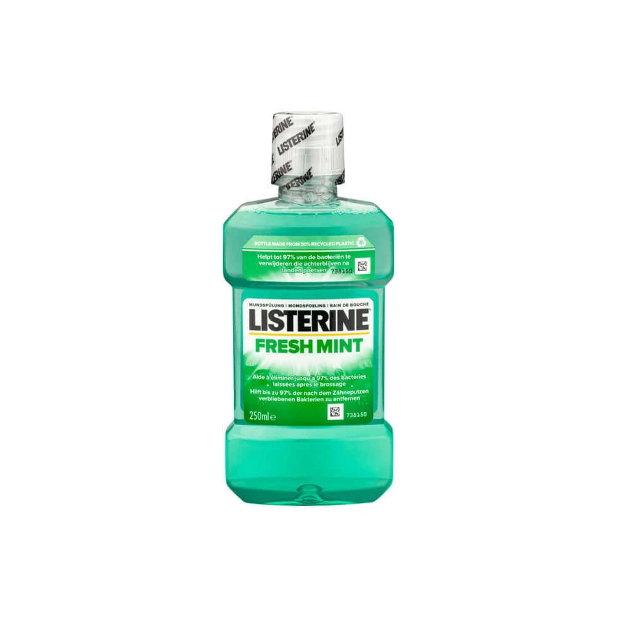 Ополіскувач для порожнини рота зі свіжою м'ятою, 250 мл, Listerine: ціни та характеристики