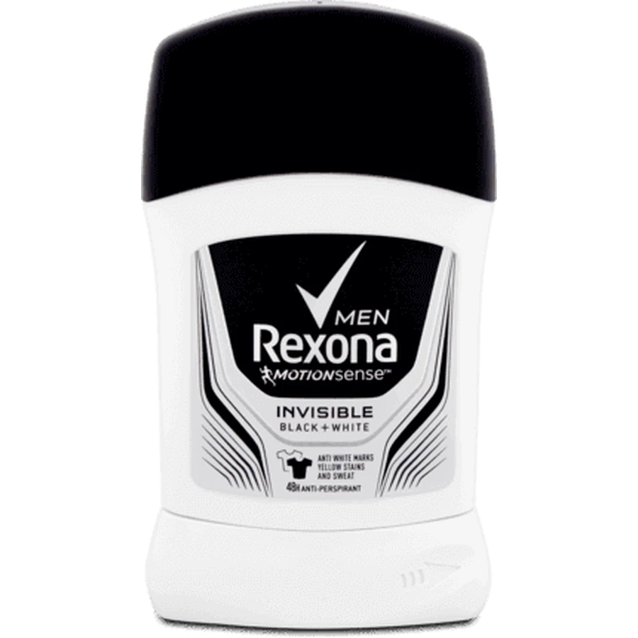Rexona Дезодорант-стик мужской Invisible B&W, 50 мл: цены и характеристики