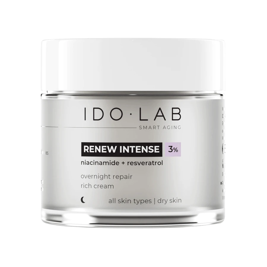 Ido Lab Renew Intense, відновлювальний нічний крем проти зморшок, 50 мл: ціни та характеристики