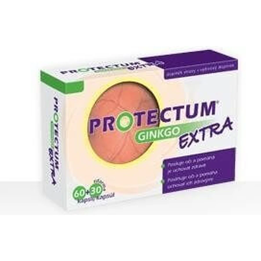 PROTECTUM GINKGO EXTRA 1×90 cps, гинкго: цены и характеристики