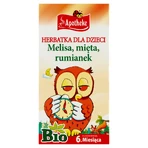Apotheke Uspokajajca Bio, чай для детей старше 6 месяцев, 1,5 г x 20 пакетиков: цены и характеристики