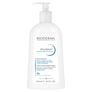 Bioderma Atoderm Інтенсивний очищувальний та зволожувальний гель для атопічної шкіри, 500 мл