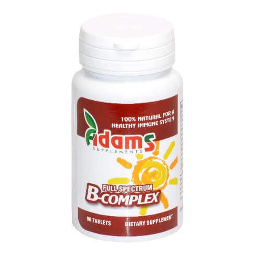 B-Complex, 90 капсул, Adams Vision: ціни та характеристики